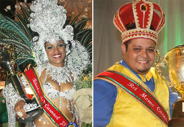 Portal de Not�cias PJF | JF reelege Rei Momo e escolhe Rainha do Carnaval 2012 | FUNALFA - 16/1/2012